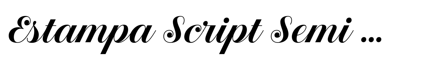 Estampa Script Semi Bold